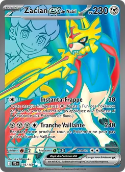 Zacian-ex de Nabil 176/159 Aventures Ensemble