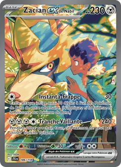 Zacian-ex de Nabil 186/159 Aventures Ensemble