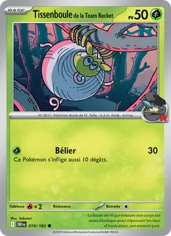 Tissenboule de la Team Rocket 019/182 Rivalités Destinées