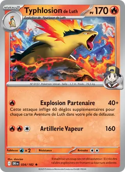 Typhlosion de Luth 034/182 Rivalités Destinées