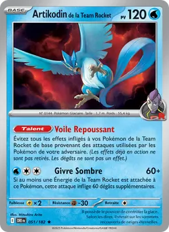 Artikodin de la Team Rocket 051/182 Rivalités Destinées