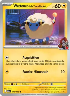 Wattouat de la Team Rocket 072/182 Rivalités Destinées