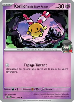 Korillon de la Team Rocket 085/182 Rivalités Destinées