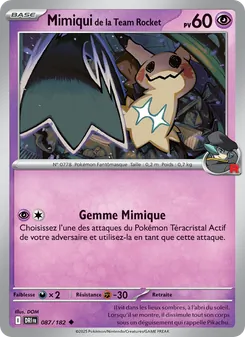 Mimiqui de la Team Rocket 087/182 Rivalités Destinées