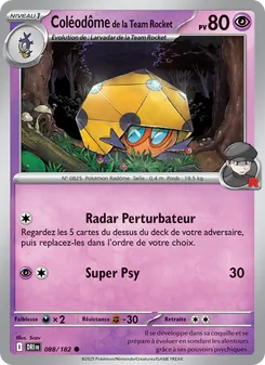 Coléodôme de la Team Rocket 088/182 Rivalités Destinées