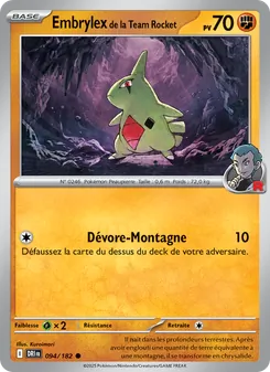 Embrylex de la Team Rocket 094/182 Rivalités Destinées