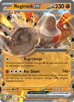 Regirock-ex 101/182 Rivalités Destinées