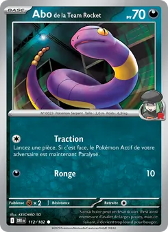 Abo de la Team Rocket 112/182 Rivalités Destinées