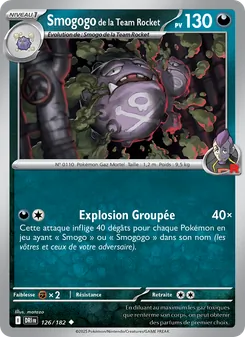 Smogogo de la Team Rocket 126/182 Rivalités Destinées
