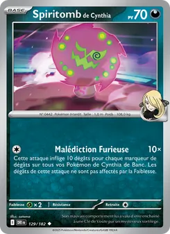 Spiritomb de Cynthia 129/182 Rivalités Destinées