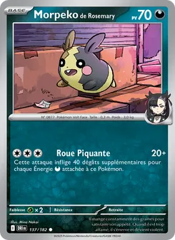 Morpeko de Rosemary 137/182 Rivalités Destinées