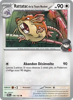 Rattatac de la Team Rocket 148/182 Rivalités Destinées