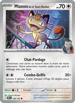 Miaouss de la Team Rocket 149/182 Rivalités Destinées