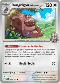 Rongrigou de Pepper 159/182 Rivalités Destinées