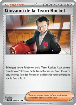Giovanni de la Team Rocket 174/182 Rivalités Destinées