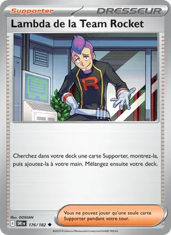 Lambda de la Team Rocket 176/182 Rivalités Destinées