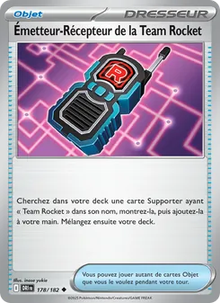 Émetteur-Récepteur de la Team Rocket 178/182 Rivalités Destinées