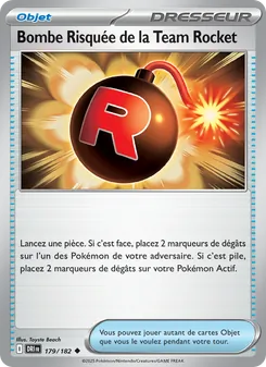 Bombe Risquée de la Team Rocket 179/182 Rivalités Destinées
