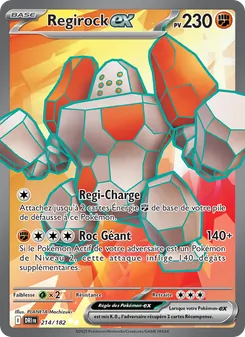 Regirock-ex 214/182 Rivalités Destinées