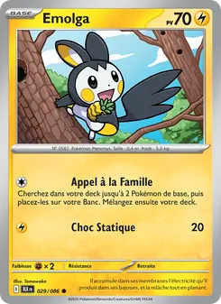 Emolga 029/086 Foudre Noire