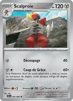 Scalproie 065/086 Foudre Noire