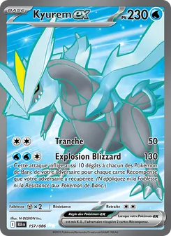 Kyurem-ex 157/086 Foudre Noire