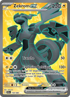 Zekrom-ex 158/086 Foudre Noire