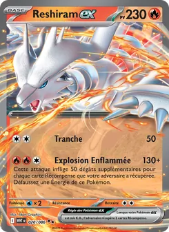 Reshiram-ex 020/086 Flamme Blanche