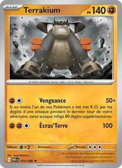 Terrakium 054/086 Flamme Blanche