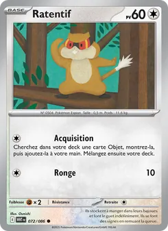 Ratentif 072/086 Flamme Blanche