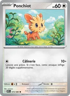 Ponchiot 074/086 Flamme Blanche