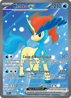 Keldeo-ex 159/086 Flamme Blanche