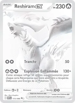 Reshiram-ex 173/086 Flamme Blanche