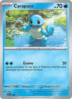 Carapuce 048/225 SVP Black Star Promos