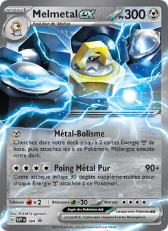 Melmetal-ex 104/225 SVP Black Star Promos