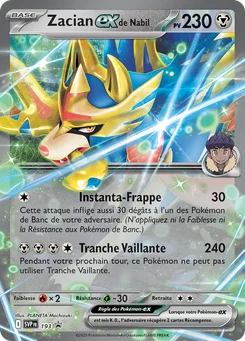 Zacian-ex de Nabil 193/225 SVP Black Star Promos