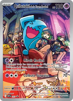 Qulbutoké de la Team Rocket 203/225 SVP Black Star Promos