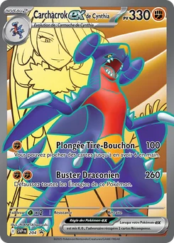 Carchacrock-ex de Cynthia 204/225 SVP Black Star Promos