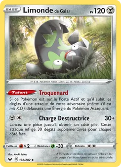 Limonde de Galar 132/202 Épée et Bouclier