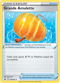 Grande Amulette 158/202 Épée et Bouclier