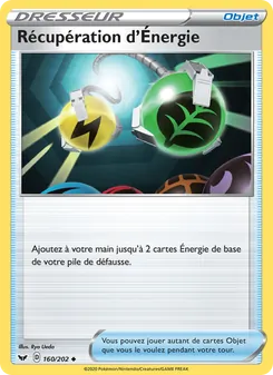 Récupération d'Énergie 160/202 Épée et Bouclier