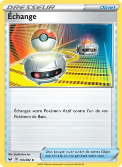 Échange 183/202 Épée et Bouclier