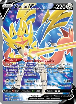 Zacian V 195/202 Épée et Bouclier