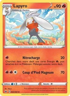 Lapyro 32/202 Épée et Bouclier