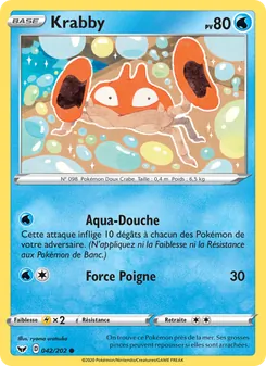 Krabby 42/202 Épée et Bouclier
