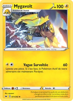 Mygavolt 71/202 Épée et Bouclier