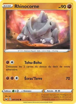 Rhinocorne 97/202 Épée et Bouclier
