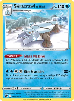 Séracrawl de Hisui 048/189 Astres Radieux