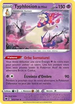Typhlosion de Hisui 052/189 Astres Radieux