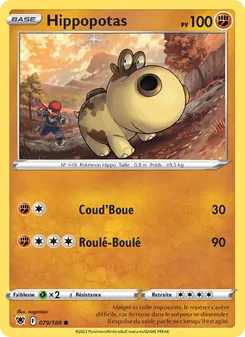 Hippopotas 079/189 Astres Radieux